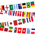 Bunting String Flag for Sports and Games |14*21 cm |15m | 48 Countries