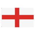 VIBENATION England English St George Cross Flag, Double-Sided Printed 68D Polyester, 3x5 Ft (90x150 cm), Indoor Outdoor with Brass Grommets, for Home Garden Sports Parties