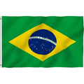 Brazil Country Flag – Polyester Silk Double-Sided Printing 90 x 150 cm