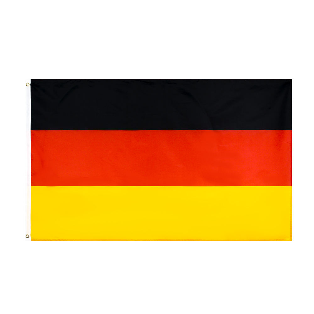 Germany Country Flag – Polyester Silk Double-Sided Printing 90 x 150 cm