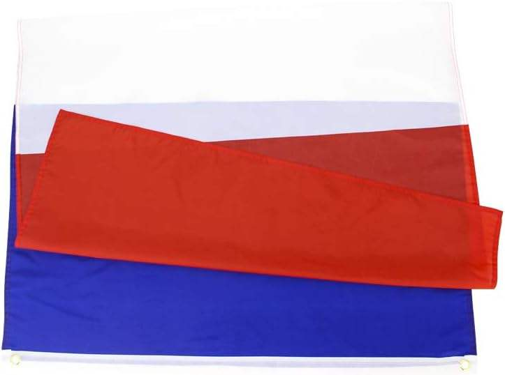 VIBENATION France French Flag Tricolor, Double-Sided Printed 68D Polyester, 3x5 Ft (90x150 cm), Indoor Outdoor with Brass Grommets, for Home Garden Sports Parties
