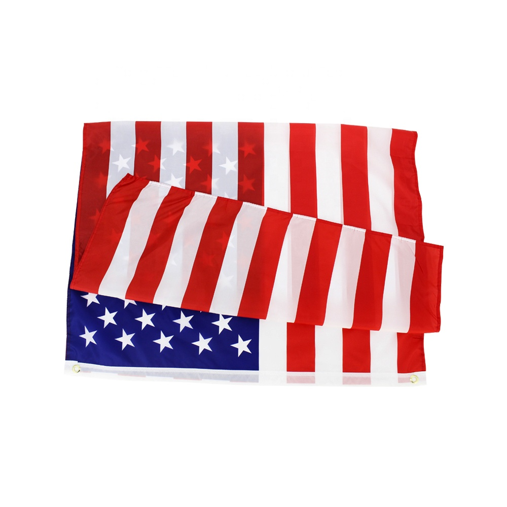 USA Country Flag – Polyester Silk Double-Sided Printing 90 x 150 cm