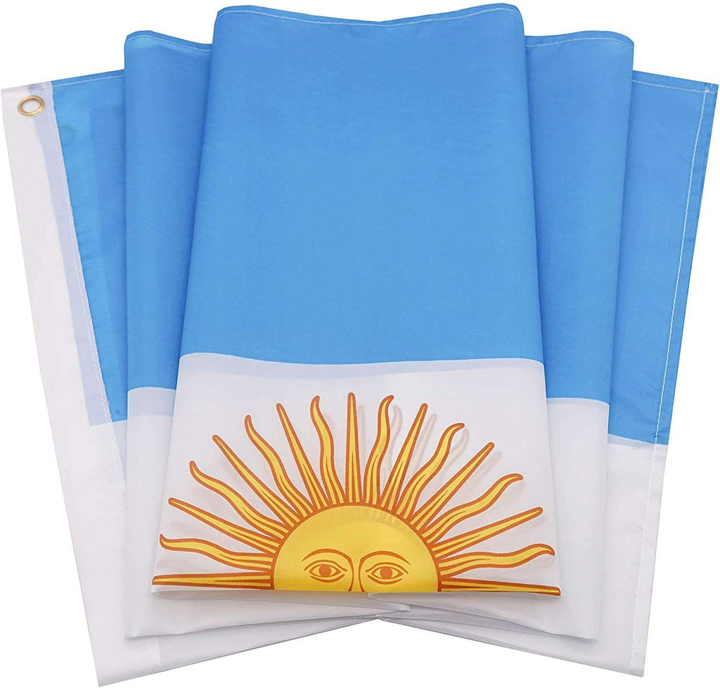 Argentina Country Flag – Polyester Silk Double-Sided Printing 90 x 150 cm