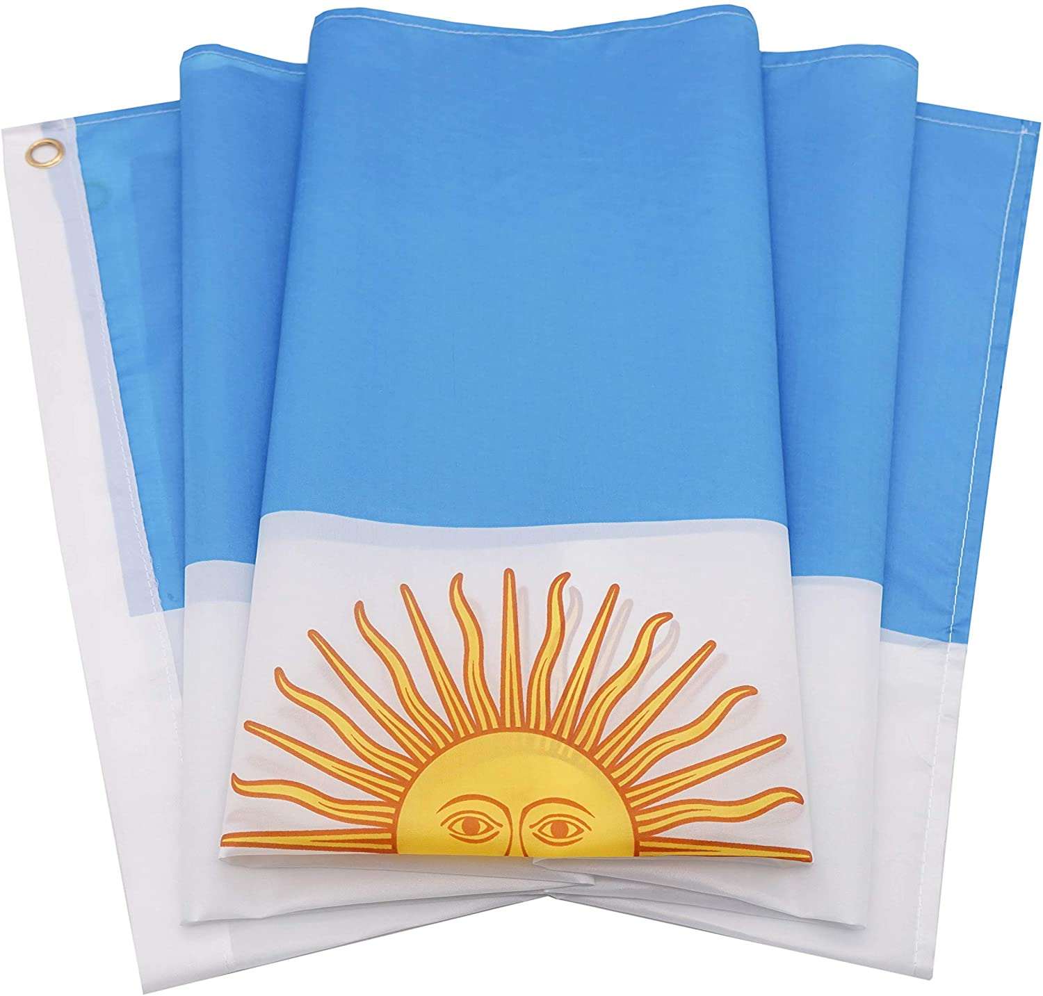 Argentina Country Flag – Polyester Silk Double-Sided Printing 90 x 150 cm