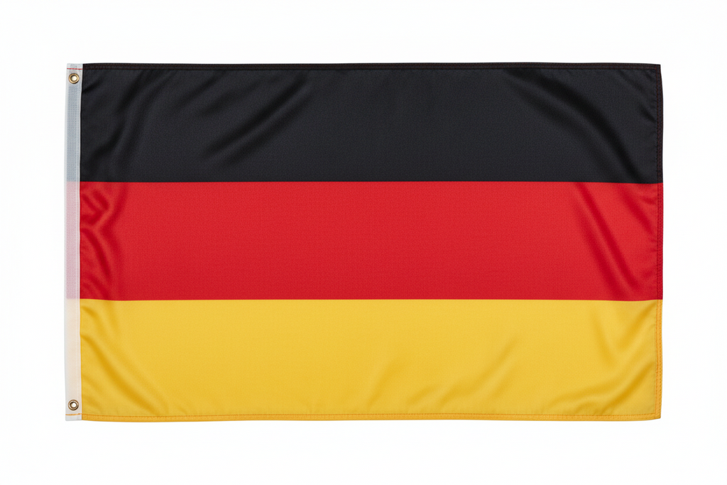 Germany Country Flag – Polyester Silk Double-Sided Printing 90 x 150 cm