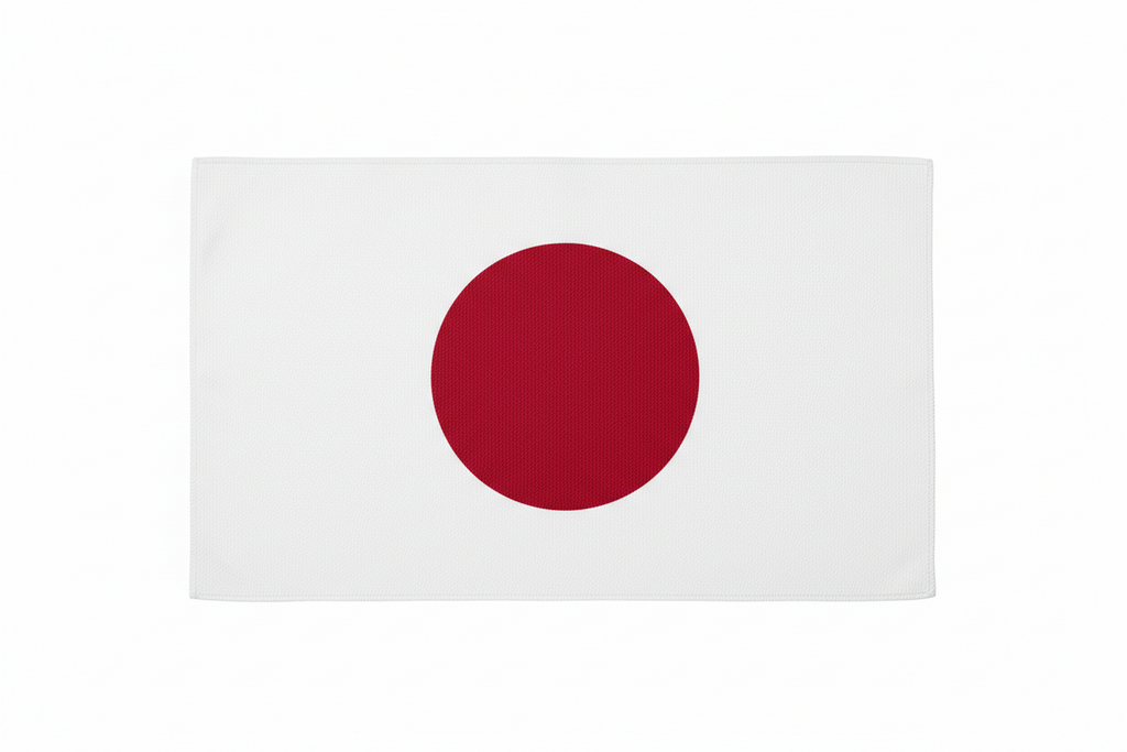 Japan Country Flag – Polyester Silk Double-Sided Printing 90 x 150 cm